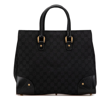 Gucci GG Canvas Nailhead Tote (SHG-AtfFVp)