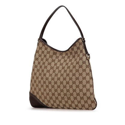 Gucci GG Canvas New Britt Hobo (SHG-fslGVf)