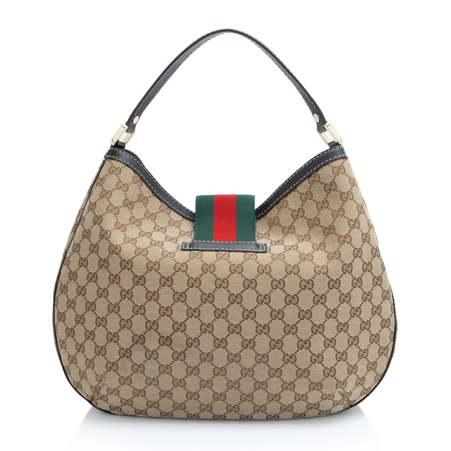 Gucci GG Canvas New Web Large Hobo (SHF-KEb6Ji)
