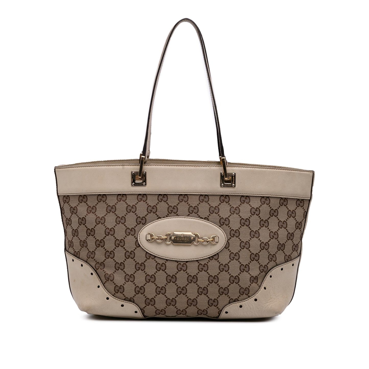 Gucci GG Canvas Punch Tote