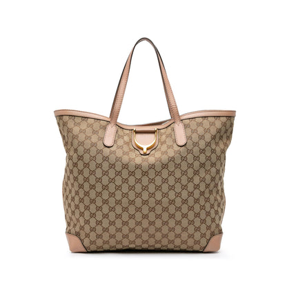 Gucci GG Canvas Soft Stirrup Tote