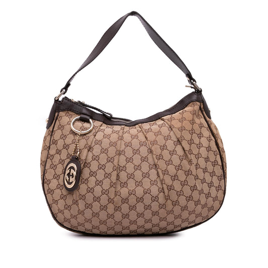Gucci GG Canvas Sukey Shoulder Bag