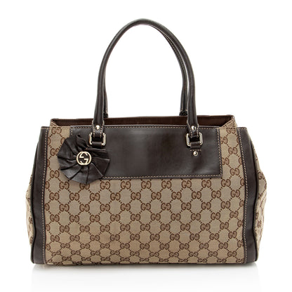Gucci GG Canvas Trophy Tote