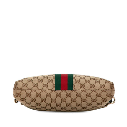 Gucci GG Canvas Web Crossbody Bag (SHG-p1ytZD)