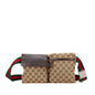 Gucci GG Canvas Web Double Pocket Belt Bag
