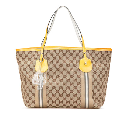 Gucci GG Canvas Web Jolie Tote