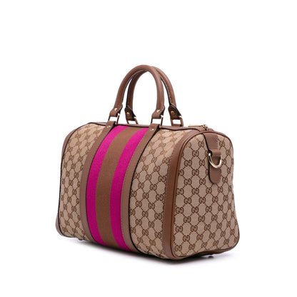 Gucci GG Canvas Web Joy Boston Bag