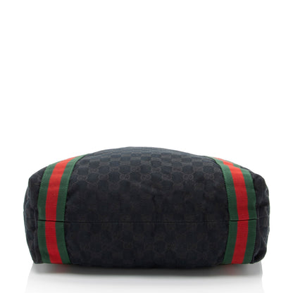 Gucci GG Canvas Web Tote
