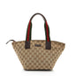 Gucci GG Canvas Web Small Tote