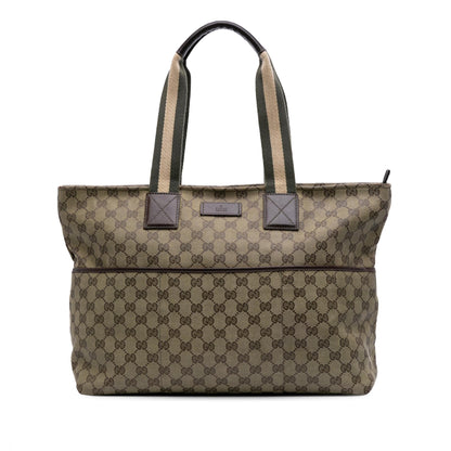 Gucci GG Canvas Web Tote