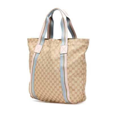 Gucci GG Canvas Web Tote