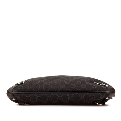 Gucci GG Denim Abbey D Ring Crossbody
