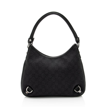 Gucci GG Denim Abbey Small Hobo