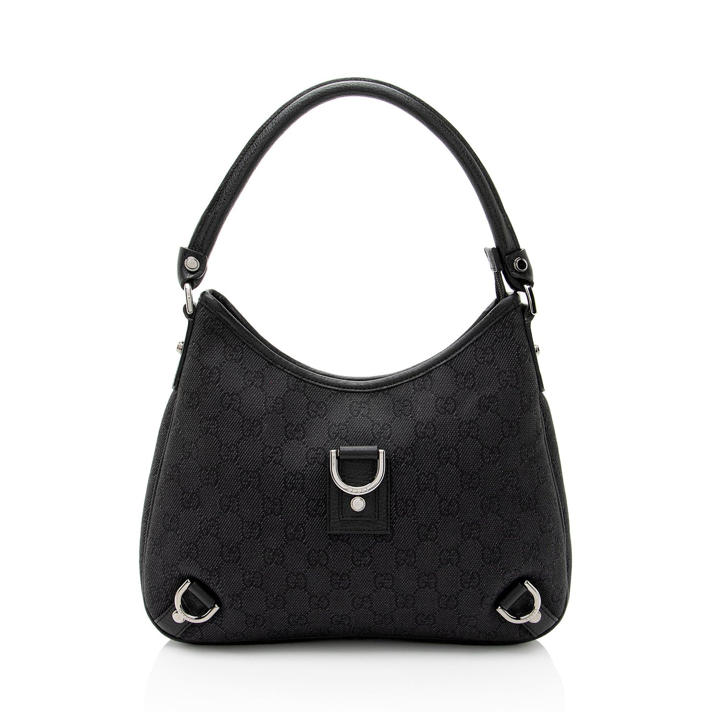 Gucci GG Denim Abbey Small Hobo