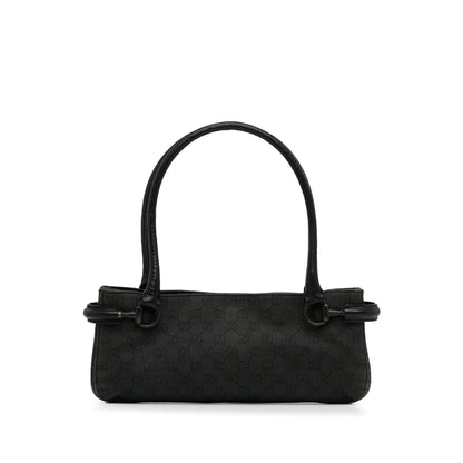 Gucci GG Denim Horsebit Shoulder Bag (SHG-ZaOqO1)