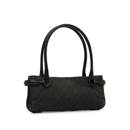 Gucci GG Denim Horsebit Shoulder Bag (SHG-ZaOqO1)