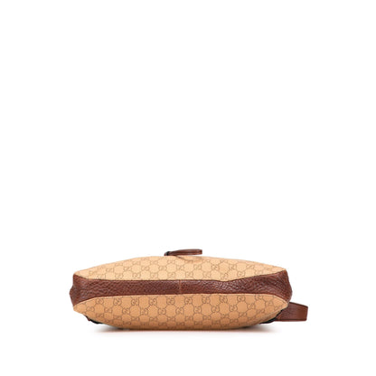 Gucci GG Denim Horsebit Shoulder Bag