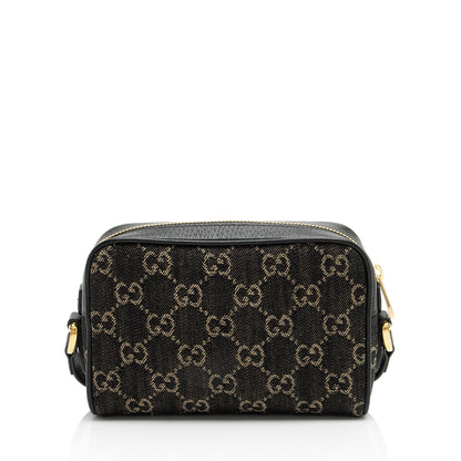 Gucci GG Denim Ophidia Mini Shoulder Bag