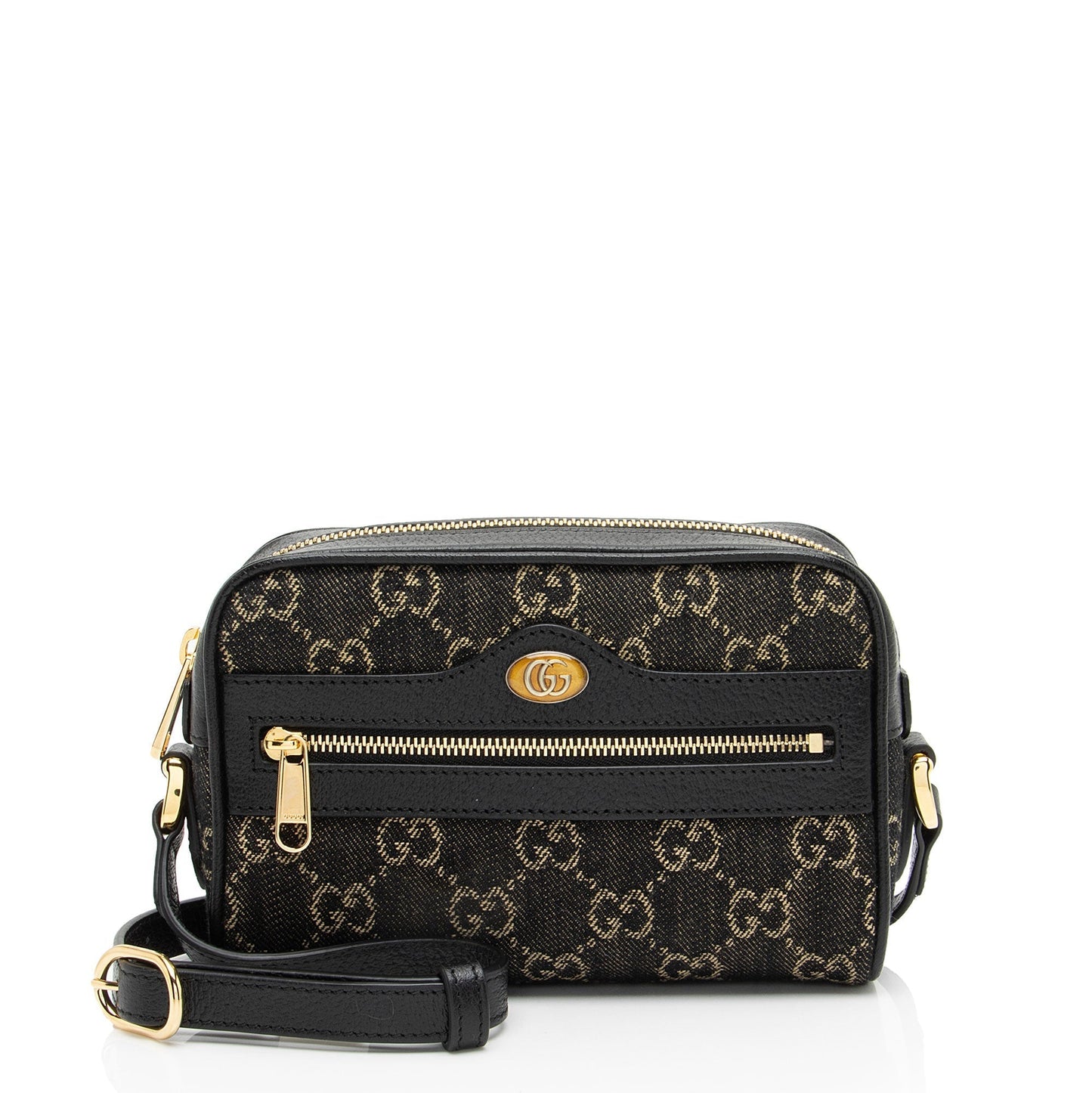 Gucci GG Denim Ophidia Mini Shoulder Bag