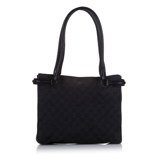 Gucci GG Denim Shoulder Bag
