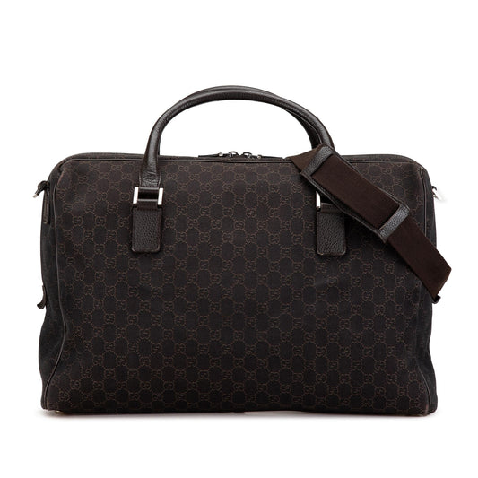 Gucci GG Denim Travel Bag (SHG-DNQbci)