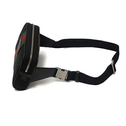 GUCCI GG WEB STRIPES CROSSBODY BELT BAG