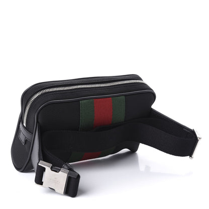 GUCCI GG WEB STRIPES CROSSBODY BELT BAG