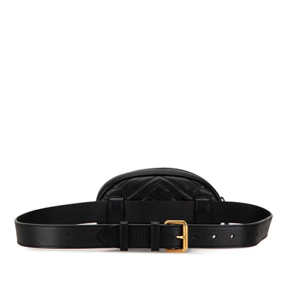 Gucci GG Marmont Leather Matelasse Belt Bag