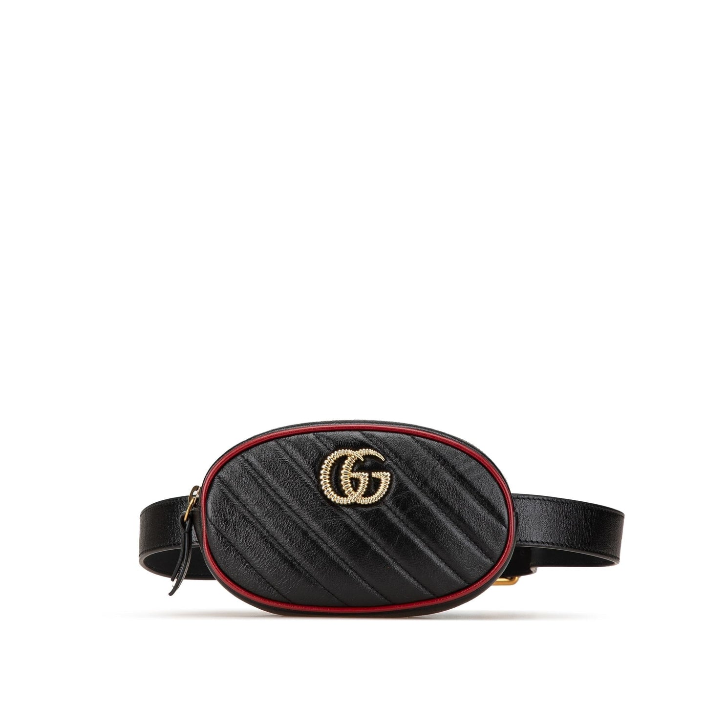 Gucci GG Marmont Leather Matelasse Torchon Belt Bag