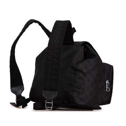 Gucci GG Nylon Double Front Pocket Backpack