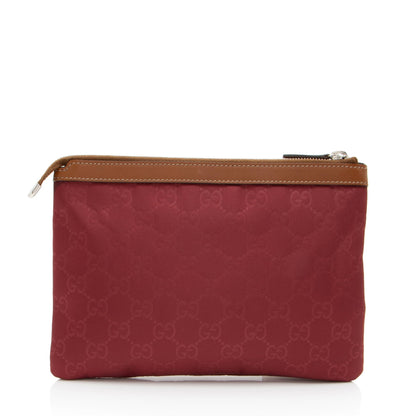 Gucci GG Nylon Zip Small Pouch