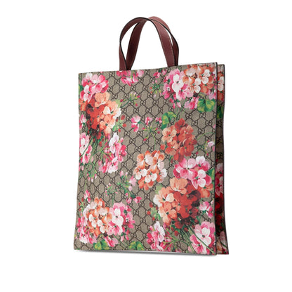 Gucci GG Supreme Blooms Convertible Soft Tote (SHG-Tslgb7)