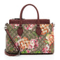 Gucci GG Supreme Blooms Medium Zip Tote (SHF-3qKJ2x)