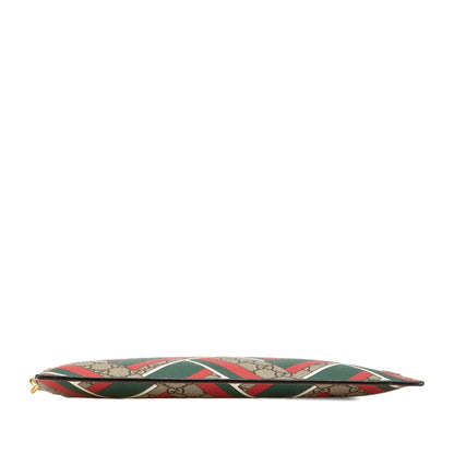 Gucci GG Supreme Chevron Clutch