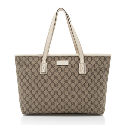 Gucci GG Supreme Classic Medium Zip Tote