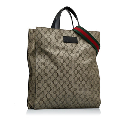 Gucci GG Supreme Convertible Soft Tote (SHG-N1E2LZ)