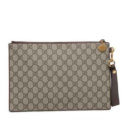 Gucci GG Supreme Courrier Clutch (SHG-XcQo2d)