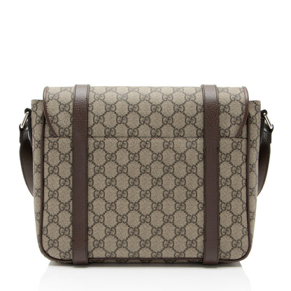 Gucci GG Supreme Double Buckle Messenger