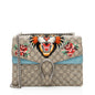 Gucci GG Supreme Embroidered Angry Cat Dionysus Medium Shoulder Bag