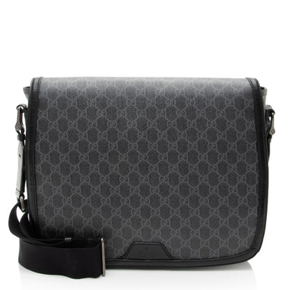 Gucci GG Supreme Large Flap Messenger