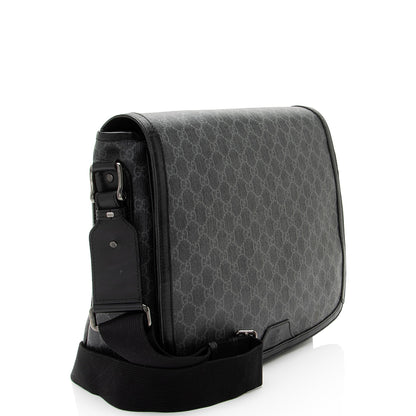 Gucci GG Supreme Large Flap Messenger