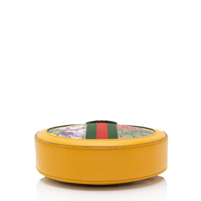Gucci GG Supreme Flora Ophidia Round Mini Shoulder Bag