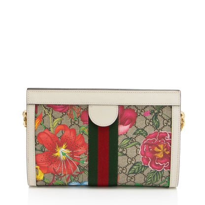 Gucci GG Supreme Flora Ophidia Shoulder Bag (SHF-4KDHW3)