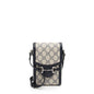 Gucci GG Supreme Horsebit 1955 Vertical Mini Shoulder Bag (SHF-QFKbub)