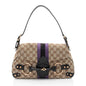 Gucci GG Supreme Horsebit Web Flap Bag (SHF-dZLqw3)