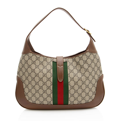 Gucci GG Supreme Jackie 1961 Medium Shoulder Bag (SHF-YrD4dP)