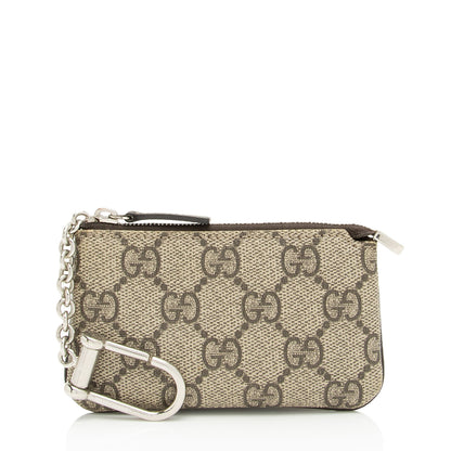 Gucci GG Supreme Key Pouch (SHF-BrByDR)