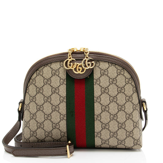 Gucci GG Supreme Ophidia Dome Small Shoulder Bag