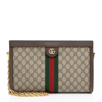 Gucci GG Supreme Ophidia Medium Chain Shoulder Bag