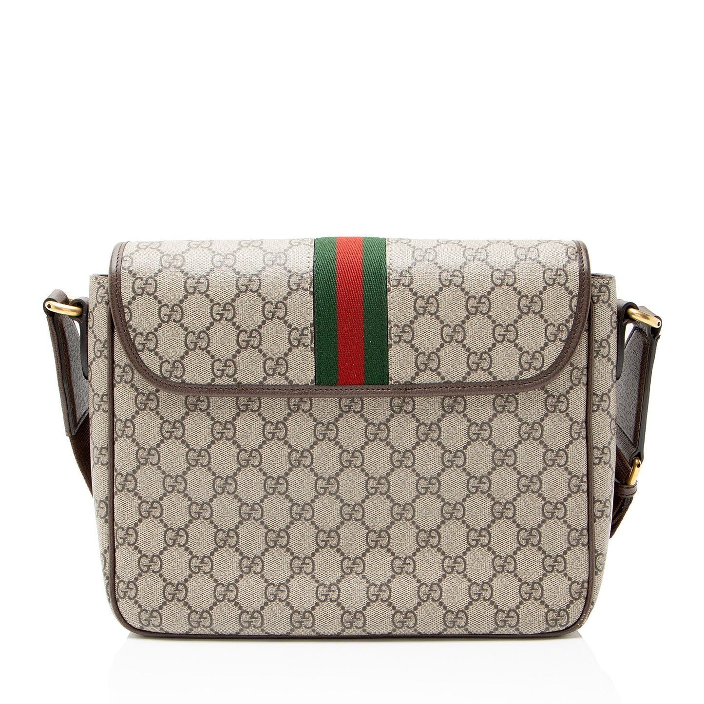 Gucci GG Supreme Ophidia Medium Flap Messenger